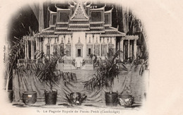 Asie,asia,cambodge,la Pagode Royale De Pnom-penh,palais ,palais Du Roi Norodom,bouddhisme Et Religion,1900,RARE - Cambodia