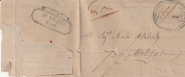 Greece Ionian 1834 Entire Letter Corfu To Malta - Islas Ionian