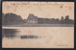 35 - Forêt De Paimpont -  Etang Du Pas Du Moux Et Château De Brocéliande (voir Timbre) - Paimpont