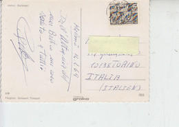 SVEZIA  1969 - Unificato  611 -  Cartolina Per Italia - Cartas & Documentos