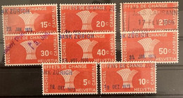 Fiskalmarken / Revenue Stamp Switzerland - Wechselmarken Rot - Revenue Stamps