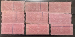 Fiskalmarken / Revenue Stamp Switzerland - Kanton Fribourg FR Visa En Lieu De Timbre Gradué - Feuille Double - Fiscale Zegels