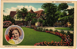 PC HOME OF SHIRLEY TEMPLE 20TH CENTURY FOX PHOTO US (a28874) - Sonstige & Ohne Zuordnung