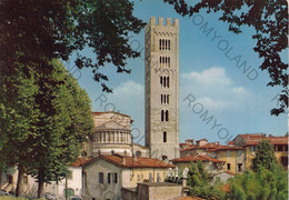 CARTOLINA  LUCCA,TOSCANA,CAMPANILE E ABSIDE DI S.FREDIANO (sec.XII),STORIA,CULTURA,RELIGIONE,BELLA ITALIA,VIAGGIATA 1970 - Lucca