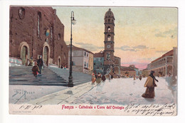 FAENZA - CATTEDRALE E TORRE DELL'OROLOGIO ILL. DAL POZZO - Faenza