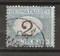 Italie Taxe N° 14 Chiffre Brun  (1890) - Taxe