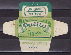 Razor Blades Old Vintage Cover Only Dalila Popular - Lames De Rasoir