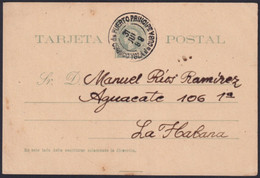 1898-EP-121 CUBA SPAIN 1898 1c ALFONSO XIII AUTONOMIA POSTAL STATIONERY USED. - Andere & Zonder Classificatie