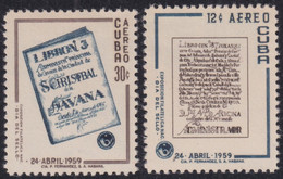 1959.145 CUBA 1959 MH PHILATELIC EXPO STAMP DAY PIGEON BIRD AVES PAJAROS. - Unused Stamps