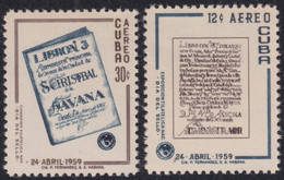 1959.145 CUBA 1959 MH PHILATELIC EXPO STAMP DAY PIGEON BIRD AVES PAJAROS. - Neufs