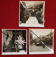 3 Photos - Chaulnes à Confirmer - 13 Août 1957 ( Militaires, Véhicule Militaire Dodge ) - Chaulnes