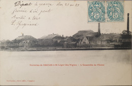 Verrerries De Decize à St Léger-des-Vignes - L'ensemble De L'Usine (Desvignes, Phot-édit, Clamecy) - Decize