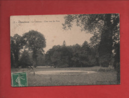 CPA - Chaulnes - Le Château - Une Vue Du Parc - Chaulnes