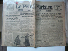 RARE - LE PETIT PARISIEN - Mardi 24 Février 1942 : Les Russes - L'Aviation Japonaise - - Le Petit Parisien