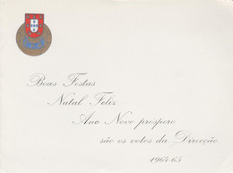 Portugal - Boas Festas - Natal Feliz - Federacao Portuguesa De Basquetebol - 1964-1965 - Other & Unclassified