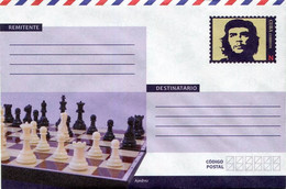 Lote PEP1393, Cuba, Entero Postal, Stationery, Cover, N, Che Guevara, Chess - Tarjetas – Máxima