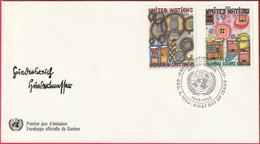 FDC - Enveloppe - Nations Unies - (New-York) (9-12-83) - Human Rights (Recto-Verso) - Storia Postale