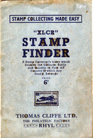 XLCR Stamp Finder Good Condition Probably From The 1950's But No Date. - Libros Sobre Colecciones