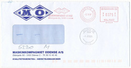EMA Meter Slogan Commercial Cover Hasler / Maskinkompagniet Odense - 3 April 1997 Odense C - Briefe U. Dokumente