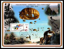 CS/HK - MYSTAMP° - 60 Ans Du Régiment Para-commando Ostende/60 Jaar Regiment Para Commando Oostende - Brieven En Documenten