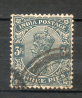 1  INDIA-1911 Yt 79 -Dominio Británico. - Oblitérés