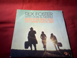 REX FOSTER  WITH DON & MERRILY    BUSTED IN THE GRASS BLUES  DON'T THROW YOUR LIFE AWAY  ( Echantillon ) - Country & Folk