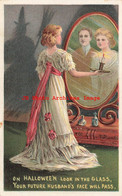 344649-Halloween, Anglo-American No 876/6, Woman Sees Reflection Of Future Husband - Halloween