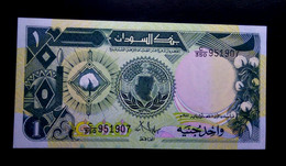 A6  SOUDAN     BILLETS DU MONDE    SUDAN  BANKNOTES  1 POUND 1987 - Soudan