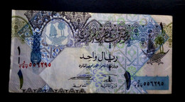 A6  QATAR     BILLETS DU MONDE    BANKNOTES  1 RIYAL 2008 - Qatar