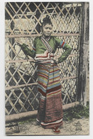 LAOS CARTE COULEURS FEMME D' UN CHEF KAS REGION DES HAO-PANH - Laos