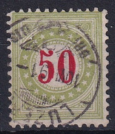 Portomarke Zumst. 19D / Michel 19AX - Typ 2 K (lebhaftgrünlicholiv) - Postage Due