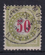 Portomarke Zumst. 20E / Michel 20AYe - Typ 2 K Stempel MORSCHACH (dünne Stelle) - Postage Due