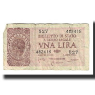 Billet, Italie, 1 Lira, 1944, 1944-11-23, KM:29b, TB - Regno D'Italia – 1 Lira