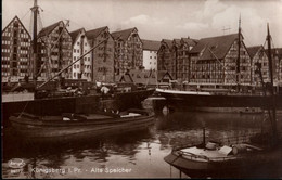 ! Alte Ansichtskarte Aus Königsberg, Speicher, Schiife, Ships - Ostpreussen