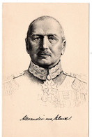 54893 - Deutsches Reich - 1915 - Ansichtskarte "Generaloberst Alexander Von Kluck", Ungebraucht - Characters