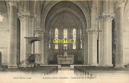 85 Soullans, Intérieur De L'Eglise - Soullans