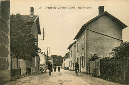 Pont De Chéruy * La Rue Neuve * Villageois - Pont-de-Chéruy