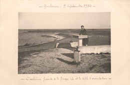 Quiberon * Carte Photo * L'extrême Pointe De La Presqu'ile Et La Table D'orientation * 9 Septembre 1934 - Quiberon