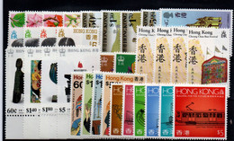 Hong Kong Nº 532/40, 543/58, 576/85. Año 1988/89 - 1941-45 Ocupacion Japonesa