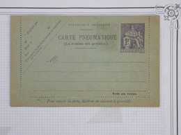 BF15 FRANCE  BELLE CARTE PNEUMATIQUE  TELEGRAPHE 1F 1935  NON VOYAGEE+++ - Pneumatische Post