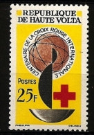 Haute Volta 1963 N° 129 ** Santé, Croix-Rouge, Caducée, Médecine, Centenaire, Henri, Dunant - Haute-Volta (1958-1984)