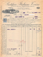 014483 "TORINO - PANIFICIO ITALIANO TORINO - GTAN PREMIO ESPOSIZIONE 1911" 1917 DOC.TO  COMM. - Italy
