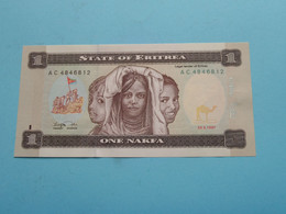 One NAKFA () State Of ERITREA ( AC 4846812 ) 24-5-1997 ( For Grade See SCAN ) UNC ! - Eritrea