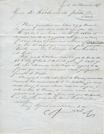 1855 BANQUE FINANCE MAISON DE VIENNE  Autriche LETTRE Quisard Lyon Pour De Rothschild Banque Paris V.HISTORIQUE - 1800 – 1899