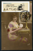 FRANCE (2022) Carte Maximum Card ATM LISA - Musée De La Poste. Lettres De Femmes, Women's Letters, Cartas De Mujeres - 2020-…