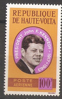 Haute Volta 1964 N° PA 19 ** USA, JFK, Président, John Fitzgerald Kennedy, Sourire Assassinat, Cuba Apollo Mur De Berlin - Haute-Volta (1958-1984)