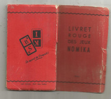 LIVRET ROUGE DES JEUX NOMIKA ,1941 ,32 Pages , Frais Fr 2.95 E - Unclassified