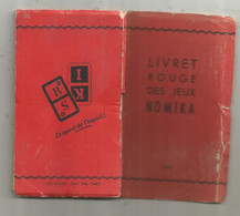 LIVRET ROUGE DES JEUX NOMIKA ,1941 ,32 Pages , Frais Fr 2.95 E - Ohne Zuordnung