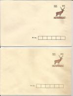 1.00r Deer Variety Envelope, Security Printers, India Postal Stationery, Animal, PSE As Per Scan - Enveloppes