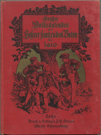 Deutschland - Großer Volkskalender Des Lahrer Hinkenden Boten Für 1910 - 200 Seiten - Kalender - Trächtigkeits- Und Brüt - Grossformat : 1901-20